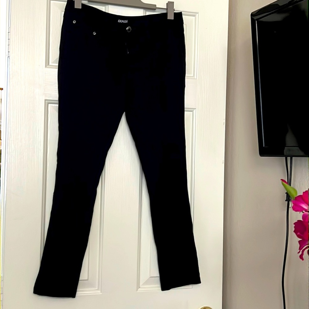 Express legging. Black soft material and ankle length. Size medium EUC.
